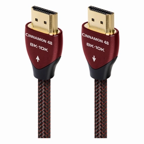 AudioQuest Cinnamon 48 8K-10K 48Gbps Ultra High Speed HDMI Cable - 2.46 ft. (.75m) hi-fi power strip,hi-fi surge protector,hi-fi coaxial input