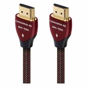 AudioQuest Cinnamon 48 8K-10K 48Gbps Ultra High Speed HDMI Cable - 7.38 ft. (2.25m) hi-fi power strip,hi-fi surge protector,hi-fi coaxial input