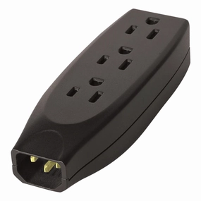 AudioQuest IEC 3-Outlet Power Strip with Male Connector hi-fi power strip,hi-fi surge protector,hi-fi coaxial input