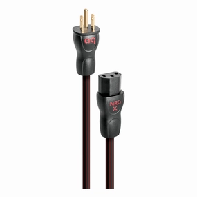 AudioQuest NRG-X3 Power Cable for Amplifiers and Power Conditioners - 6.56 ft (2m) Power Protection,Surge Protectors,Voltage Regulators