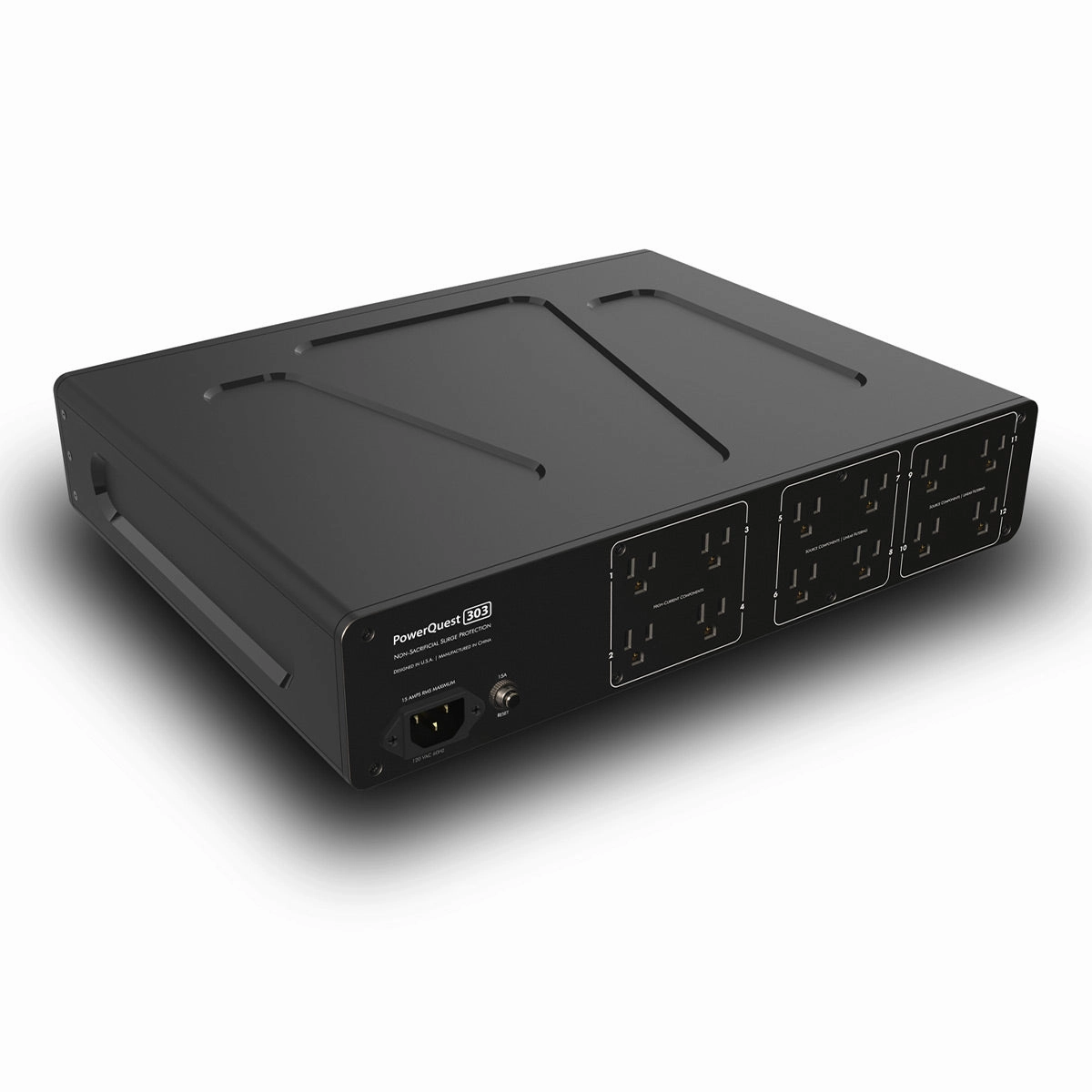 AudioQuest PowerQuest 303 Surge Protector and Power Conditioner with 12 Outlets