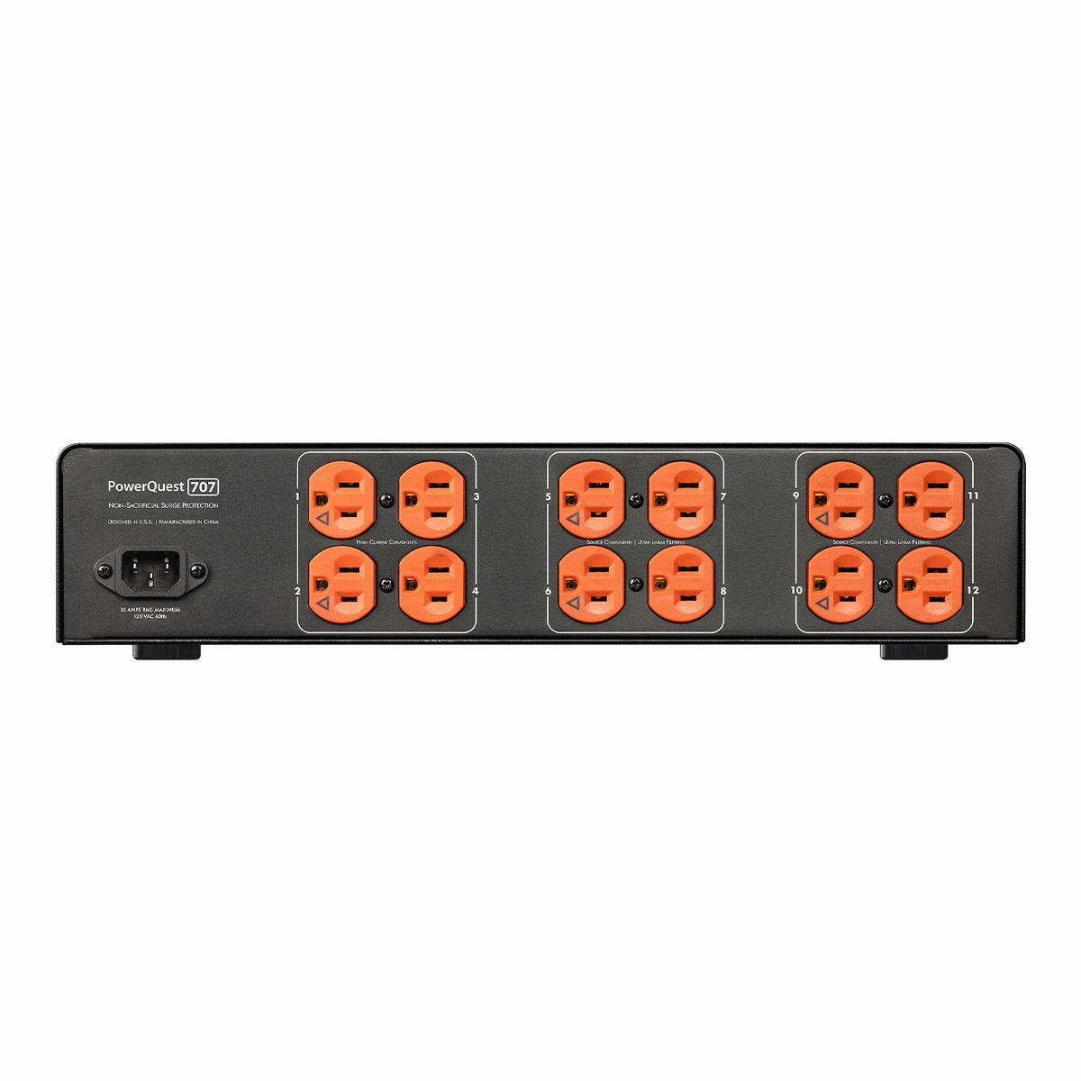 AudioQuest PowerQuest 707 Surge Protector and Power Conditioner with 12 Outlets