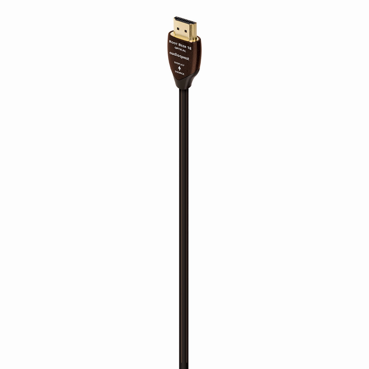 AudioQuest Root Beer 18 High Speed 18Gbps Active HDMI 2.0b Cable - Each (50 ft.)