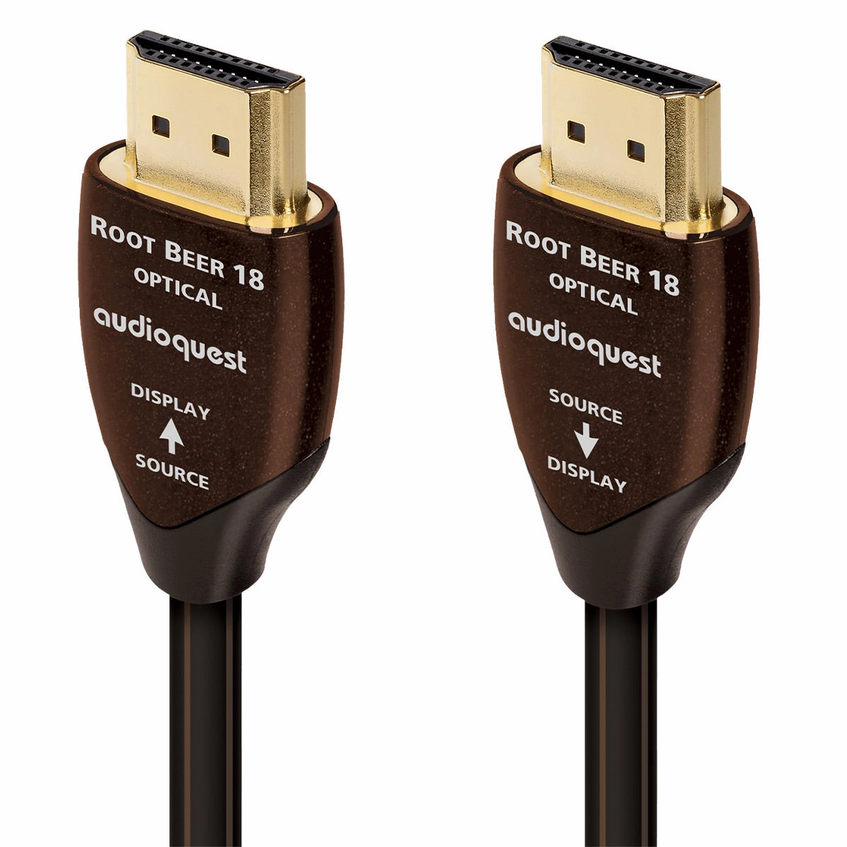 AudioQuest Root Beer 18 High Speed HDMI 2.0b Cable (32.8 ft.) hi-fi power strip,hi-fi surge protector,hi-fi coaxial input