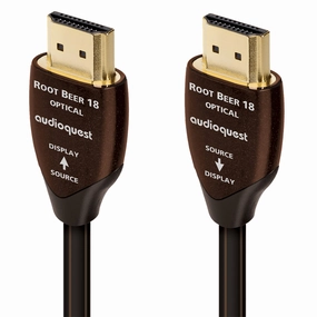 AudioQuest Root Beer 18 High Speed HDMI 2.0b Cable (32.8 ft.) hi-fi power strip,hi-fi surge protector,hi-fi coaxial input