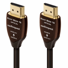 AudioQuest Root Beer 18 High Speed HDMI 2.0b Cable (65.61 ft.) hi-fi power strip,hi-fi surge protector,hi-fi coaxial input