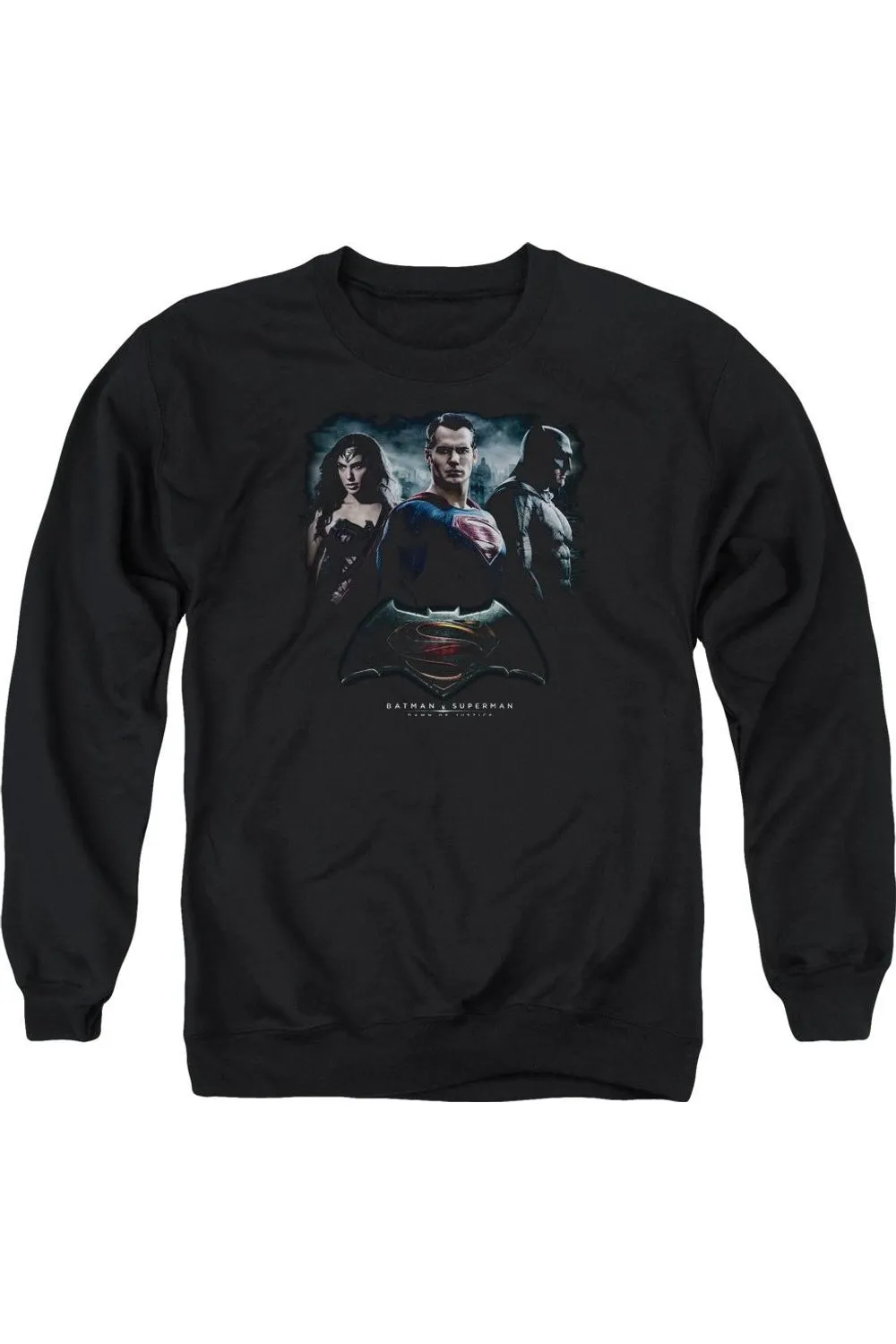 Batman V Superman The Crew Adult Crewneck Sweatshirt