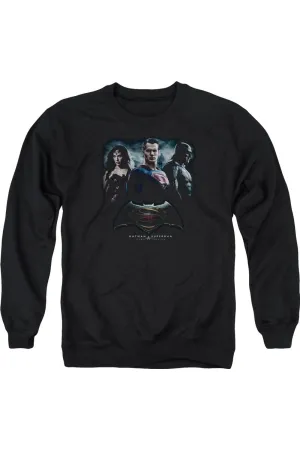 Batman V Superman The Crew Adult Crewneck Sweatshirt
