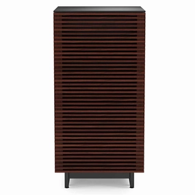 BDI Corridor 8172 Audio Tower (Chocolate Stained Walnut) hi-fi vibration control,hi-fi grounded cable,hi-fi stereo input selector
