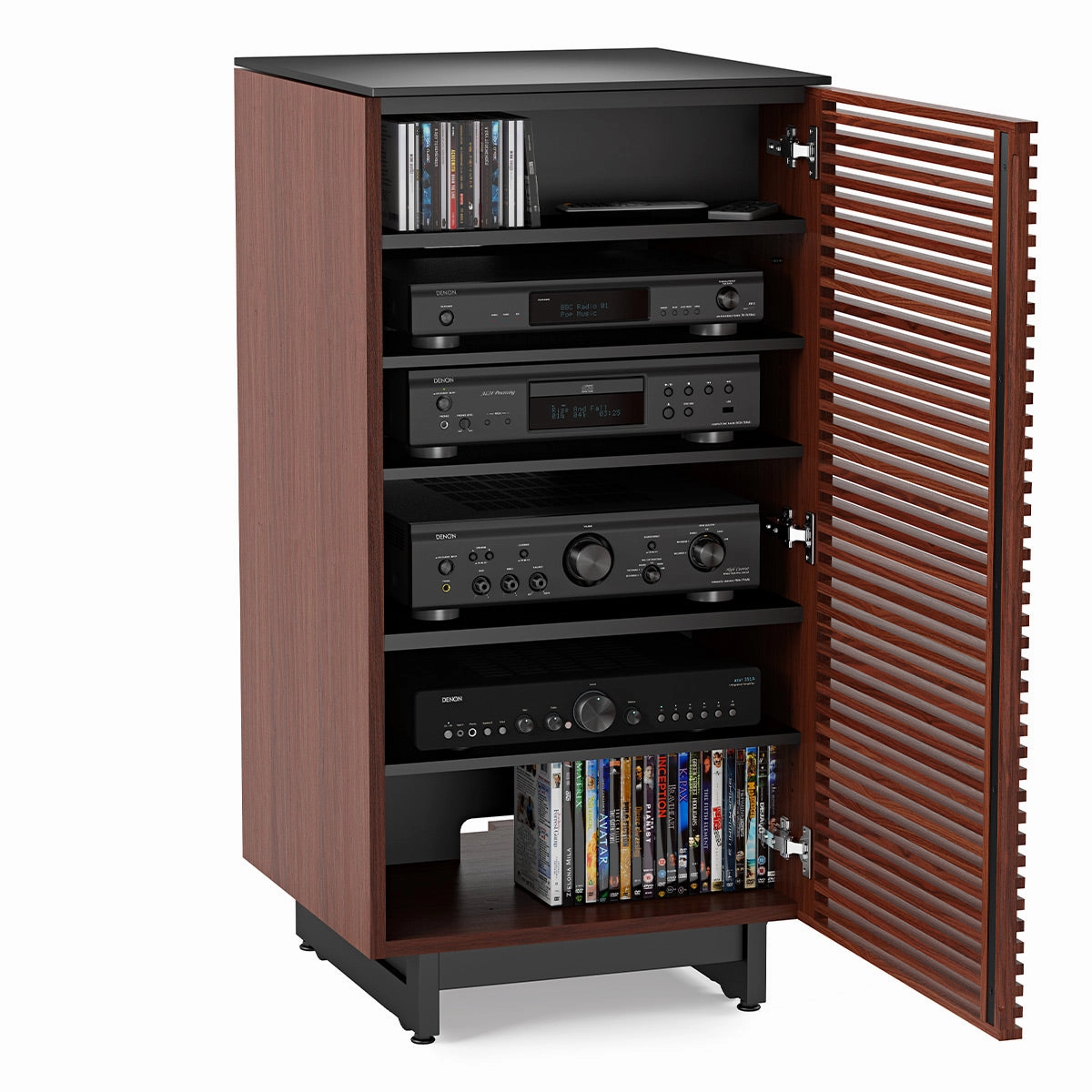 BDI Corridor 8172 Audio Tower (Chocolate Stained Walnut)