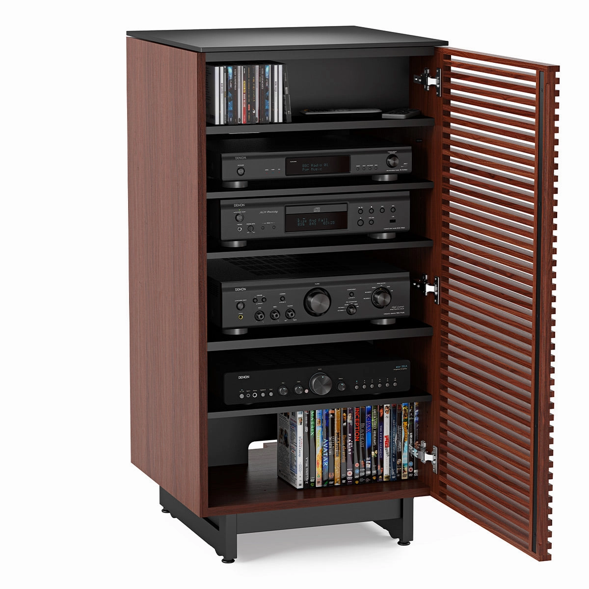 BDI Corridor 8172 Audio Tower (Chocolate Stained Walnut)