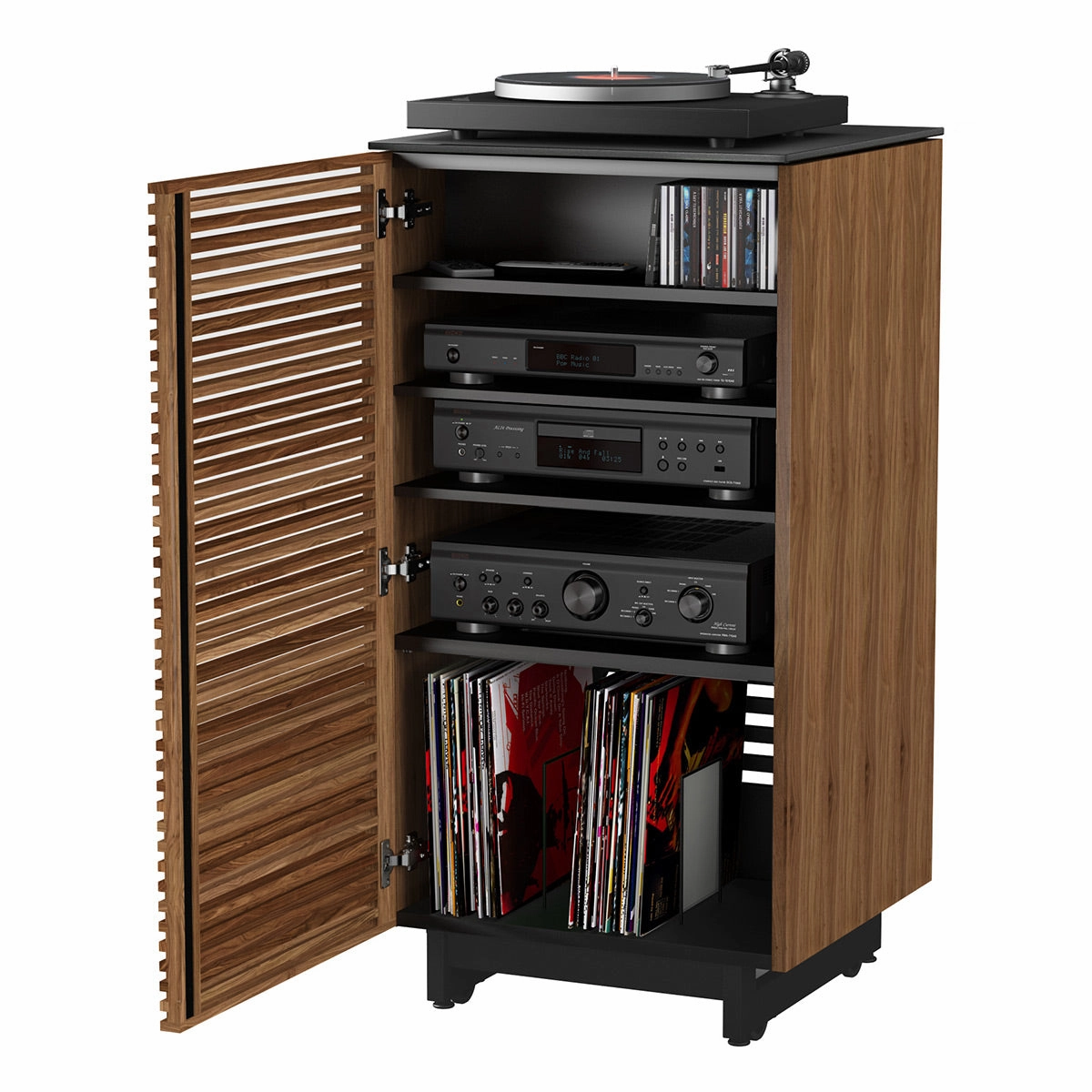 BDI Corridor 8172 Audio Tower (Walnut)
