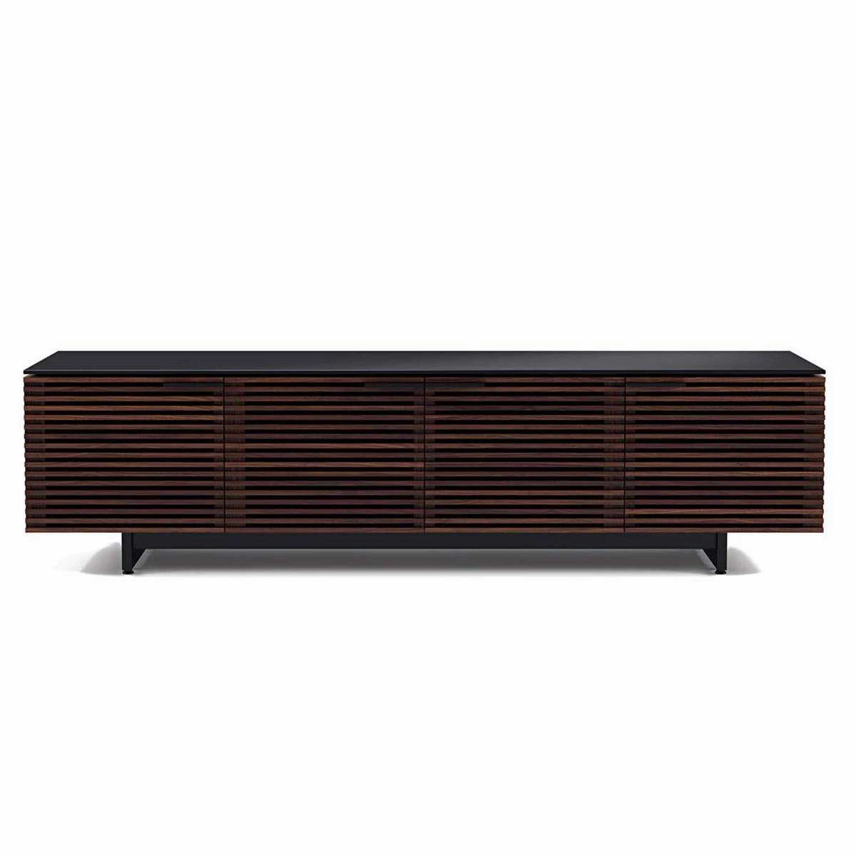 BDI Corridor 8173 Media Console (Chocolate Stained Walnut) hi-fi vibration control,hi-fi grounded cable,hi-fi stereo input selector