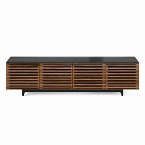 BDI Corridor 8173 Media Console (Walnut) hi-fi vibration control,hi-fi grounded cable,hi-fi stereo input selector