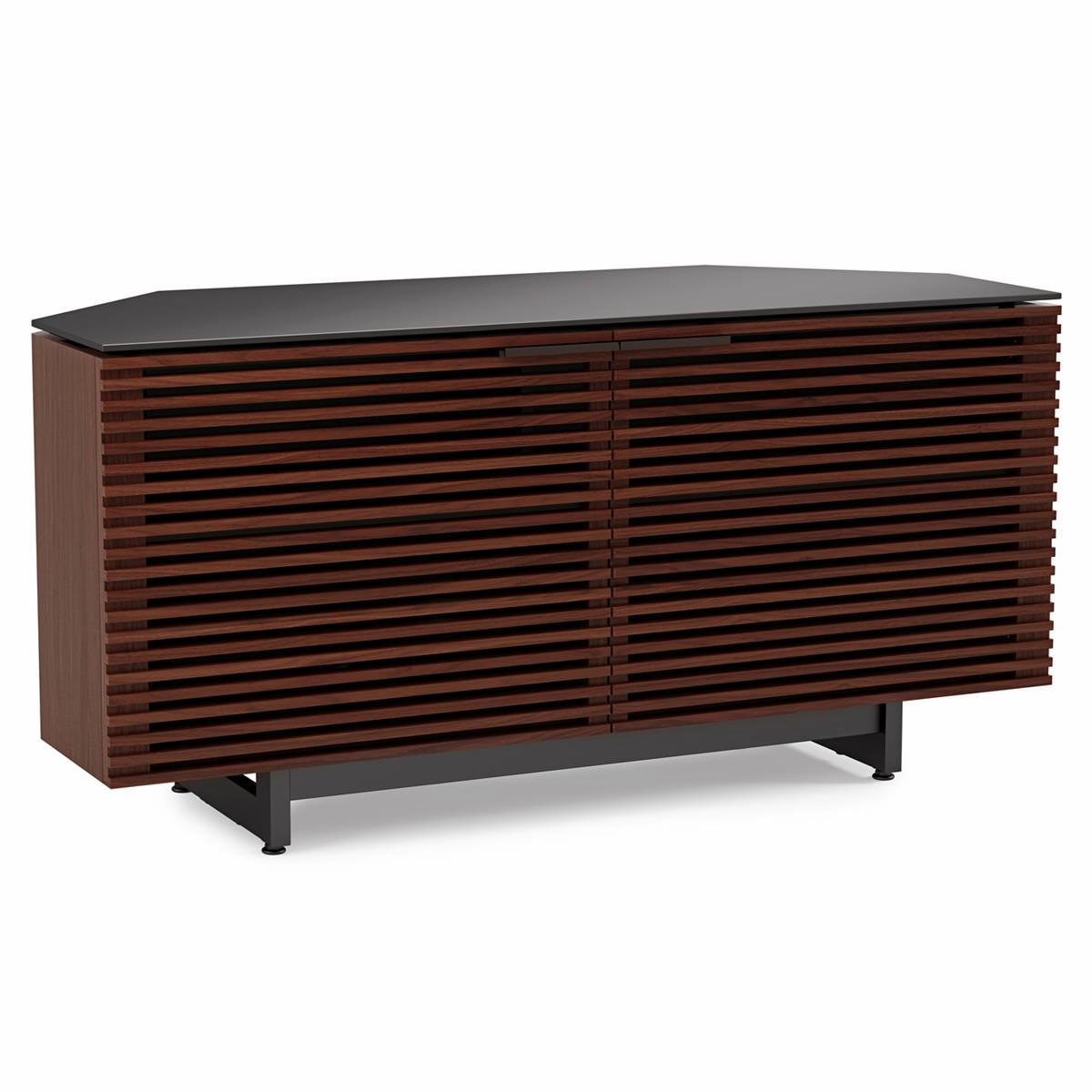 BDI Corridor 8175 Corner Media Cabinet (Chocolate Stained Walnut)