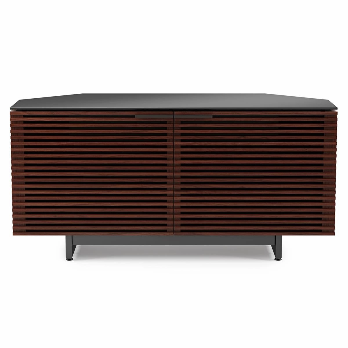 BDI Corridor 8175 Corner Media Cabinet (Chocolate Stained Walnut) hi-fi vibration control,hi-fi grounded cable,hi-fi stereo input selector