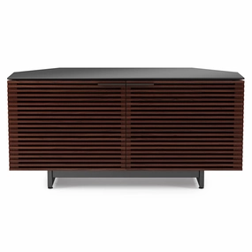 BDI Corridor 8175 Corner Media Cabinet (Chocolate Stained Walnut)