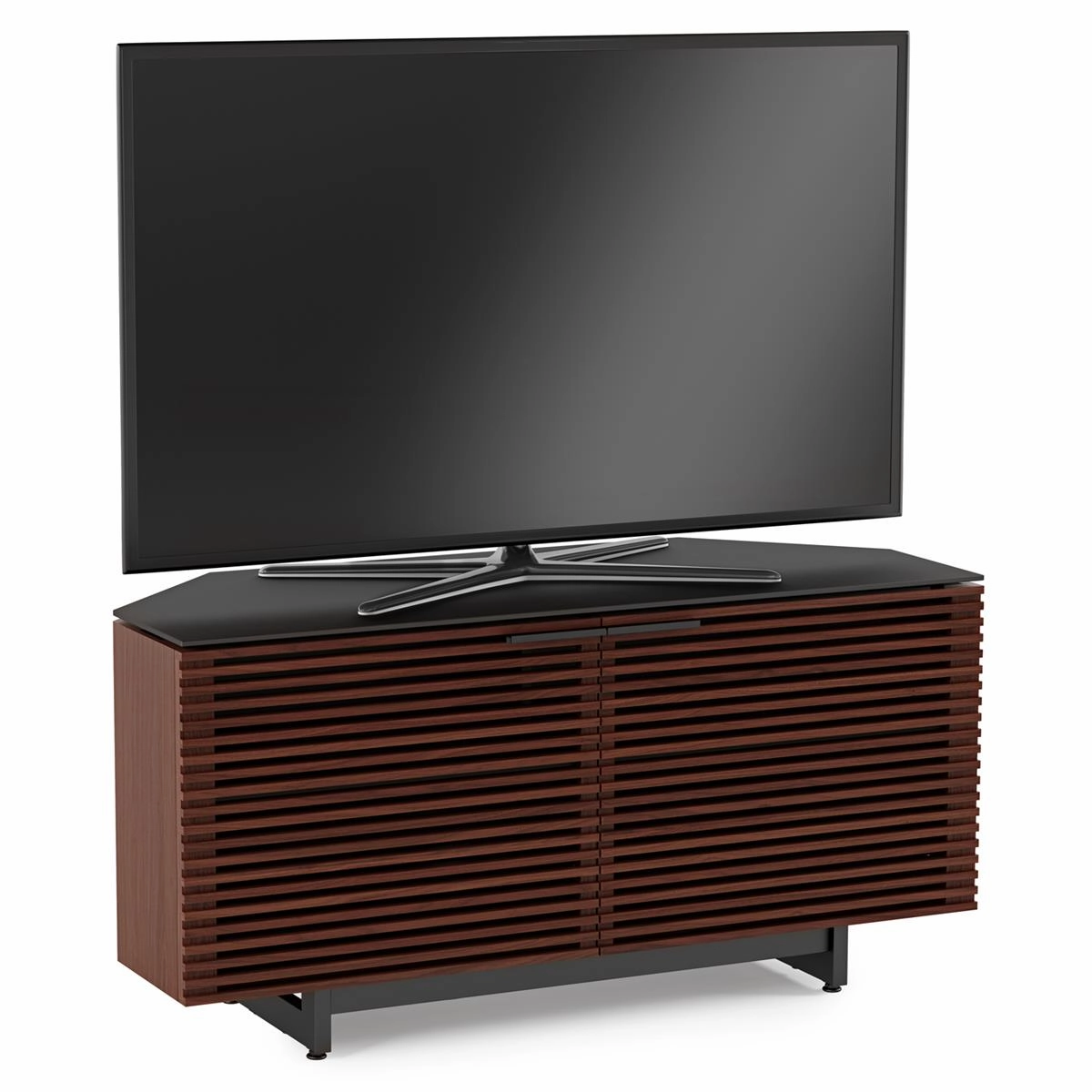 BDI Corridor 8175 Corner Media Cabinet (Chocolate Stained Walnut)