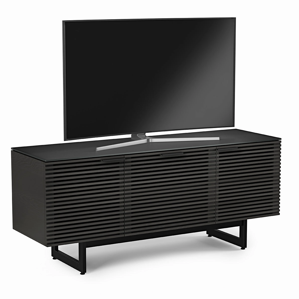 BDI Corridor 8177 Triple Wide Media Console (Charcoal Stained Ash)