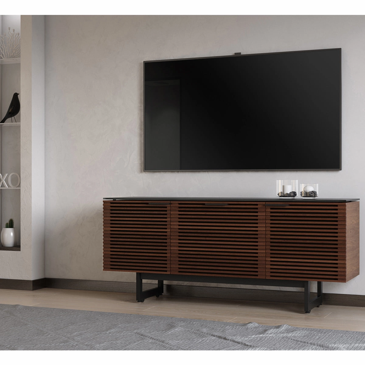 BDI Corridor 8177 Triple Wide Media Console (Chocolate Stained Walnut)