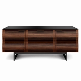 BDI Corridor 8177 Triple Wide Media Console (Chocolate Stained Walnut)
