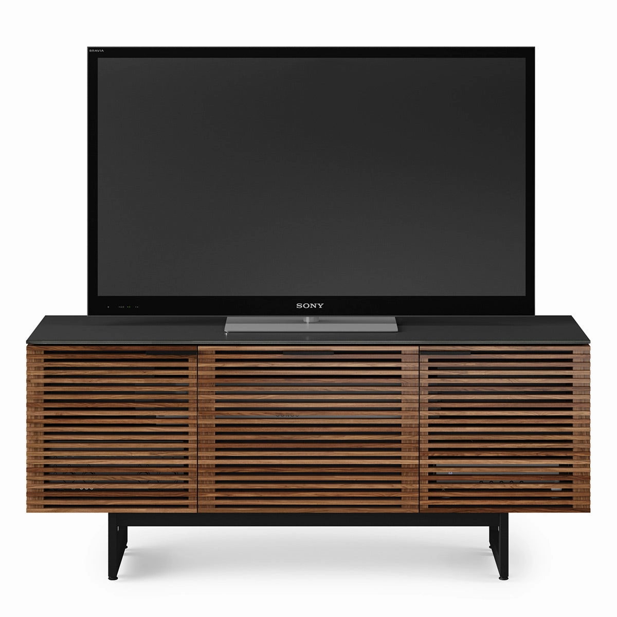 BDI Corridor 8177 Triple Wide Media Console (Walnut)