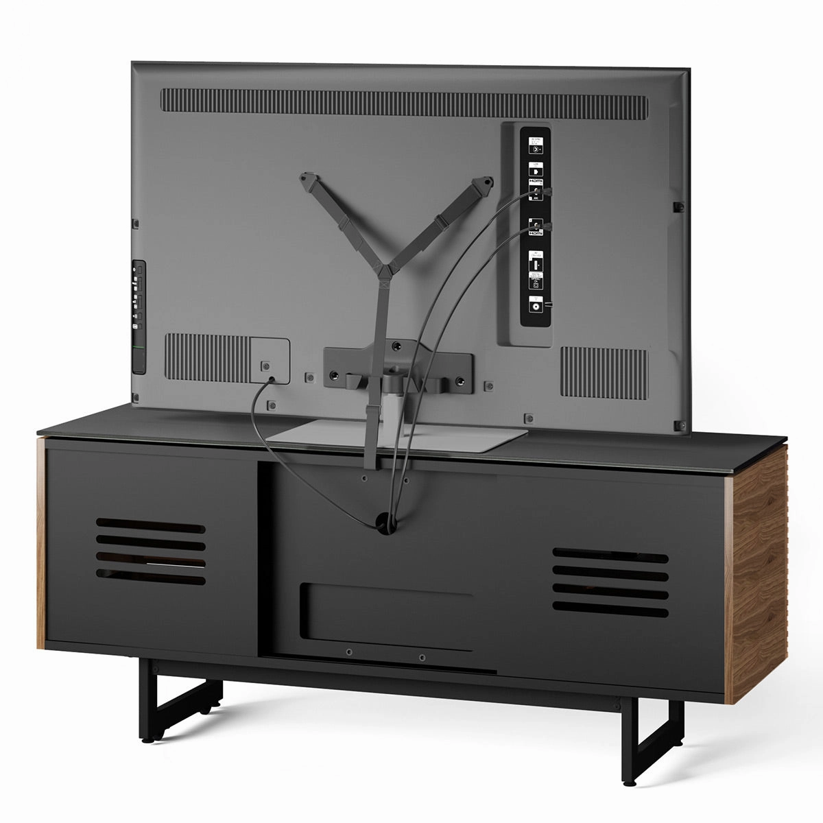 BDI Corridor 8177 Triple Wide Media Console (Walnut)