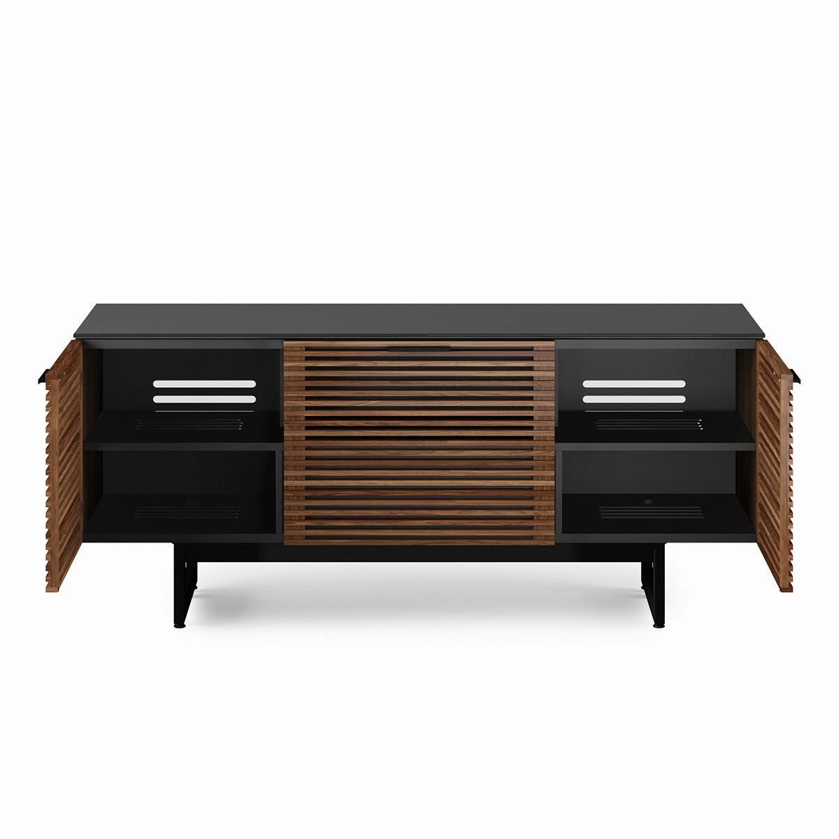 BDI Corridor 8177 Triple Wide Media Console (Walnut)