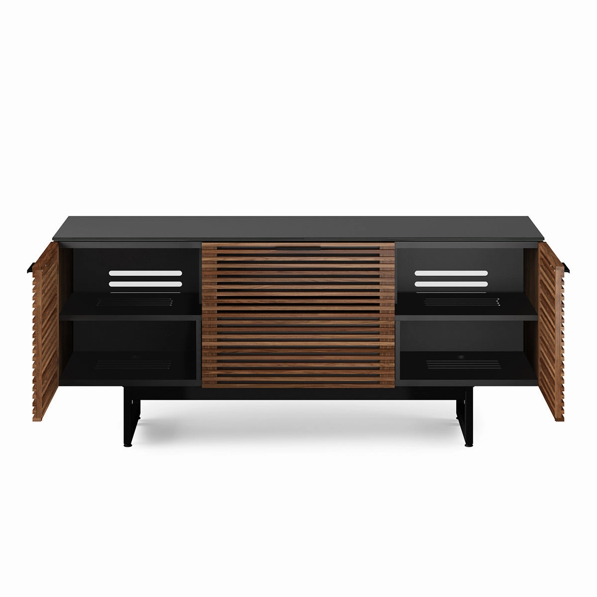 BDI Corridor 8177 Triple Wide Media Console (Walnut)