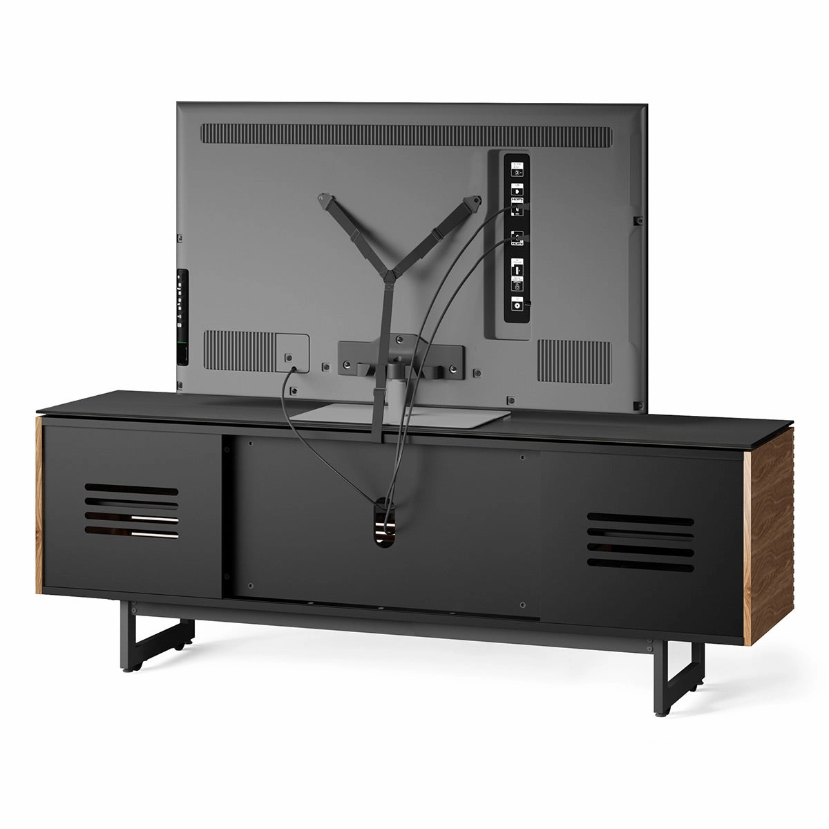 BDI Corridor 8179 Quad Media Console for TVs up to 85" (Walnut)
