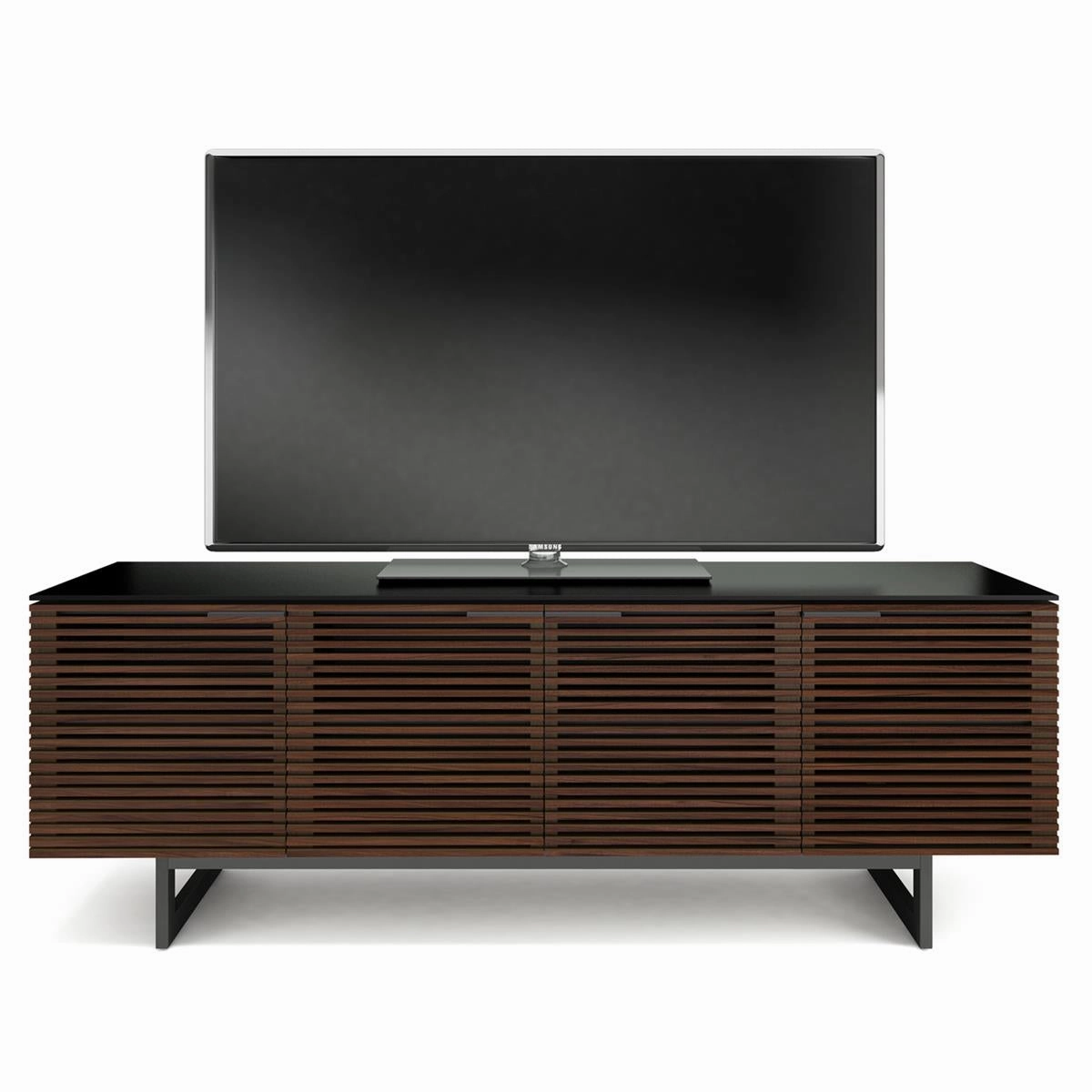 BDI Corridor 8179 Quad Media Consoles for TVs up to 85" (Chocolate Stained Walnut)