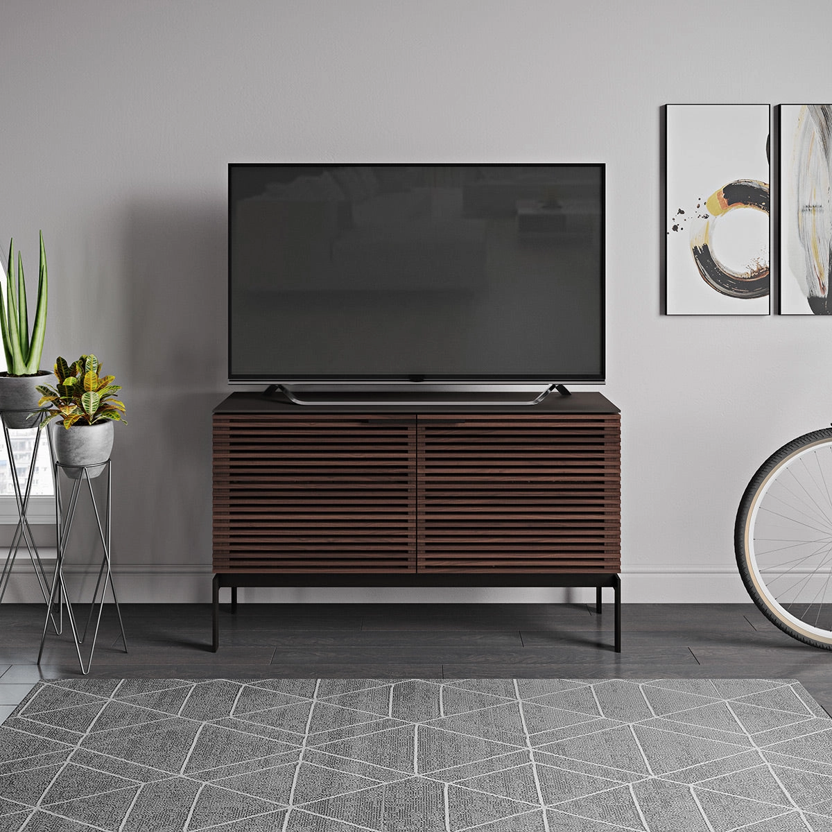 BDI Corridor SV 7128 Storage Cabinet (Chocolate Stained Walnut)