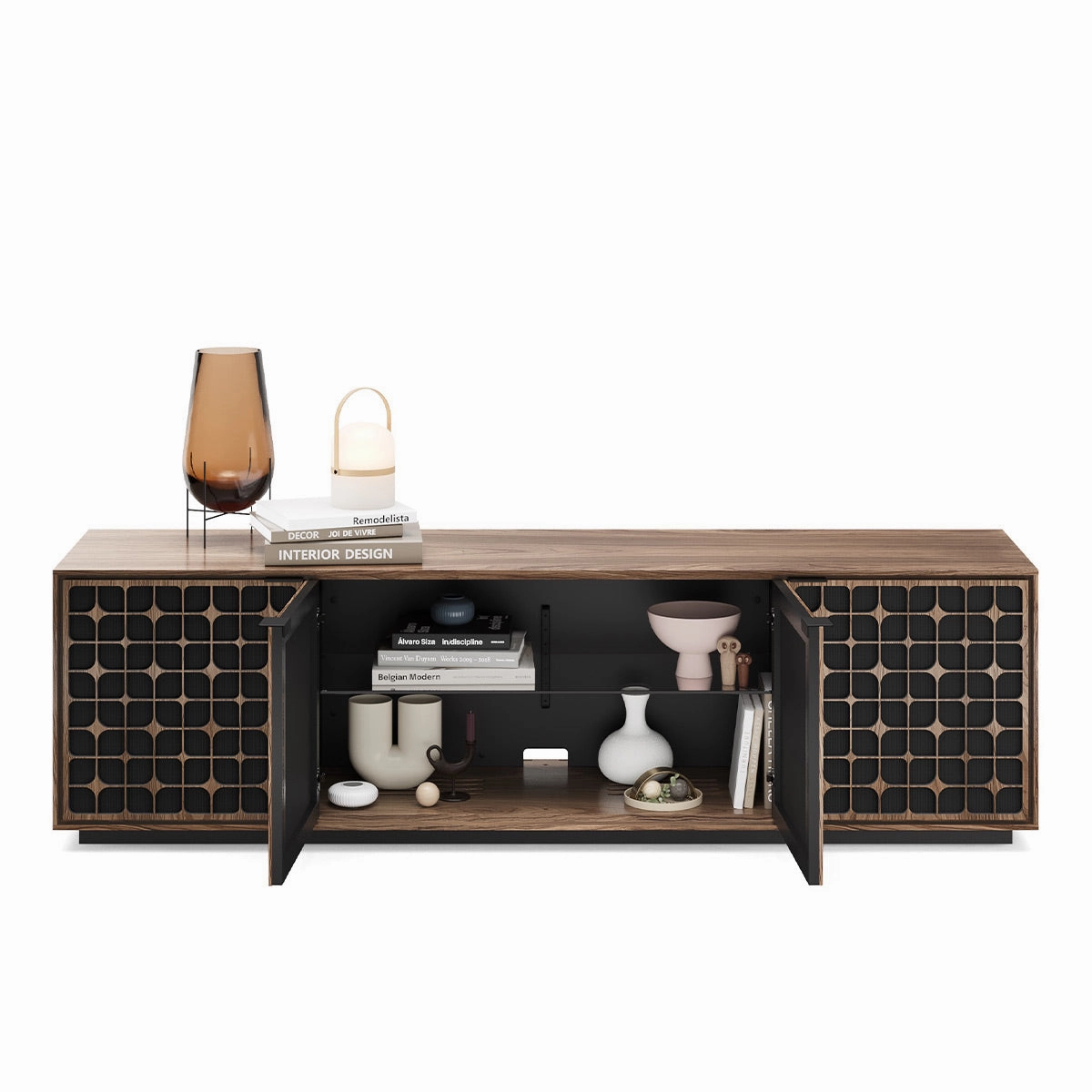 BDI Elements 8703 Constellation Media Cabinet (Natural Walnut)