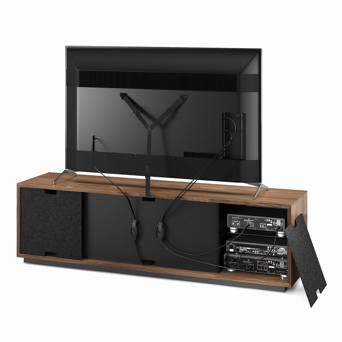 BDI Elements 8703 Constellation Media Cabinet (Natural Walnut)