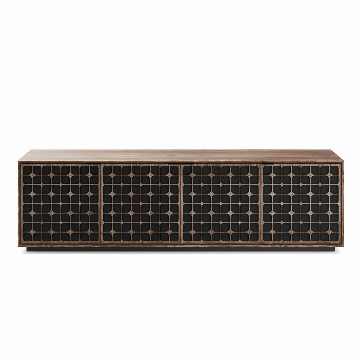 BDI Elements 8703 Constellation Media Cabinet (Natural Walnut) hi-fi vibration control,hi-fi grounded cable,hi-fi stereo input selector