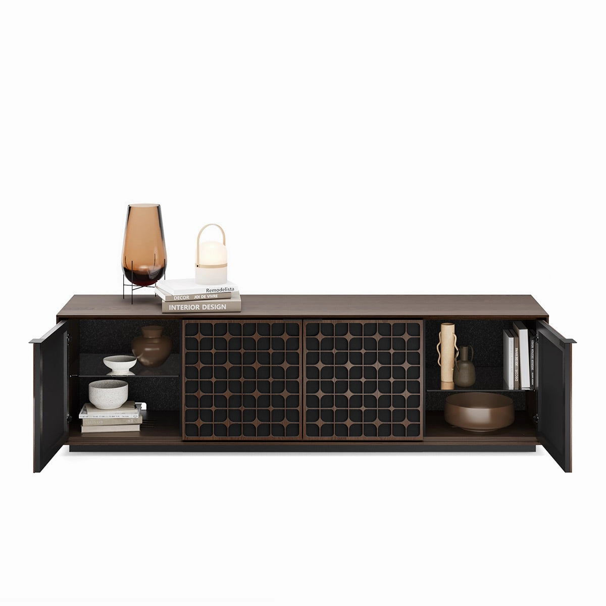 BDI Elements 8703 Constellation Media Cabinet (Toasted Oak)