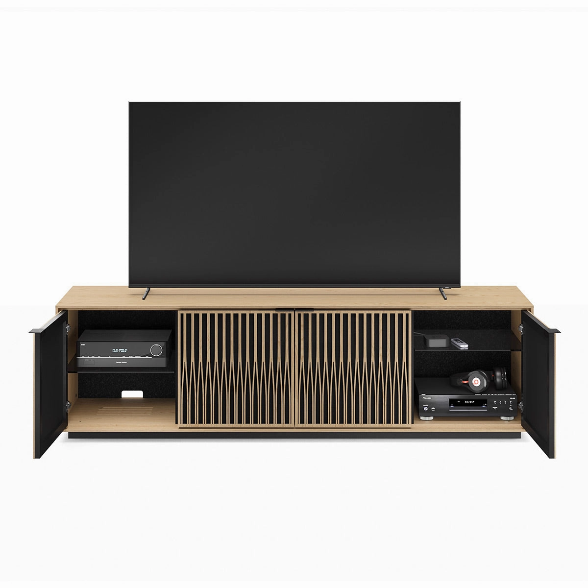 BDI Elements 8703 Constellation Media Cabinet (Washed Oak)