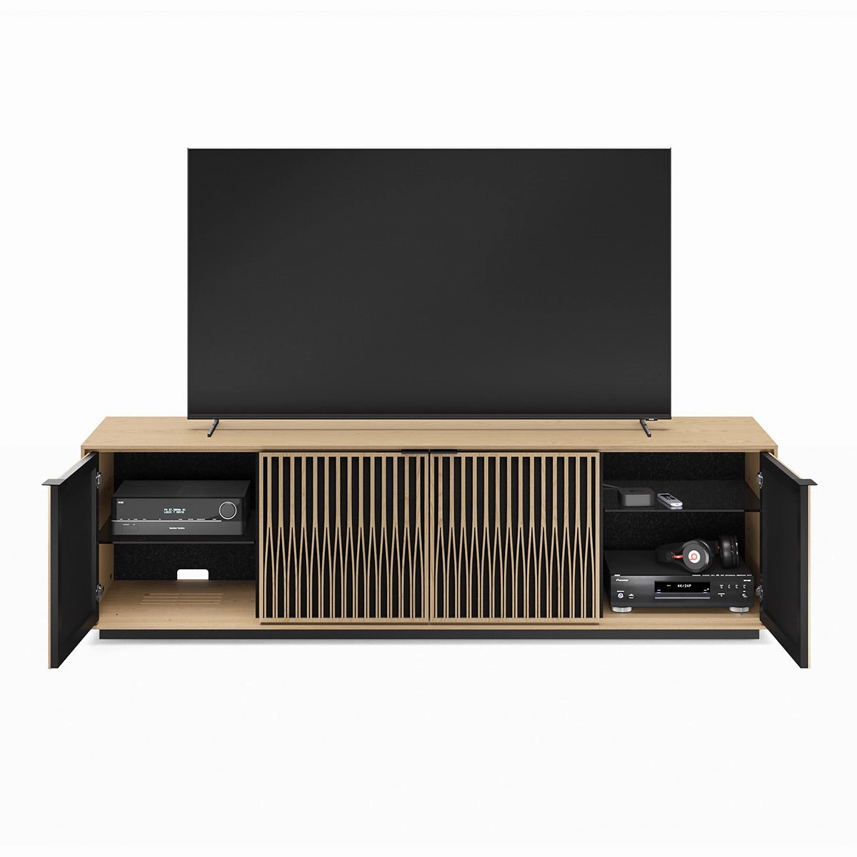 BDI Elements 8703 Constellation Media Cabinet (Washed Oak)