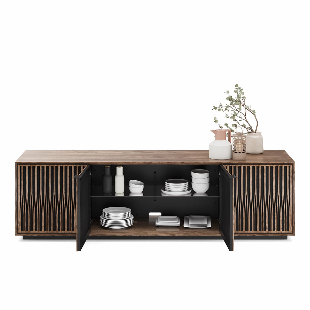BDI Elements 8703 Tune Media Cabinet (Natural Walnut)