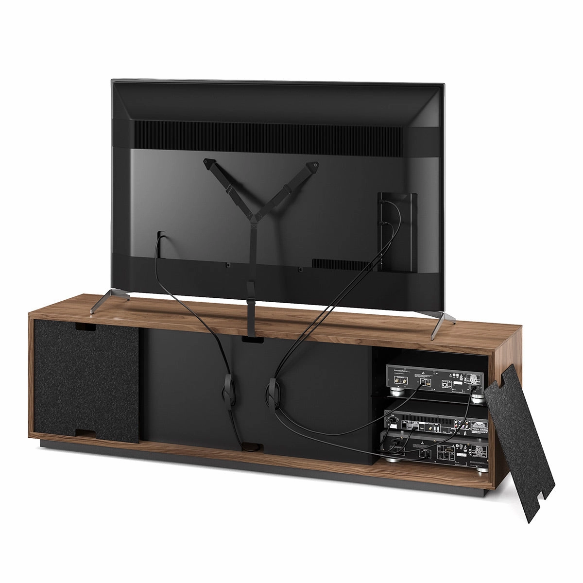 BDI Elements 8703 Tune Media Cabinet (Natural Walnut)