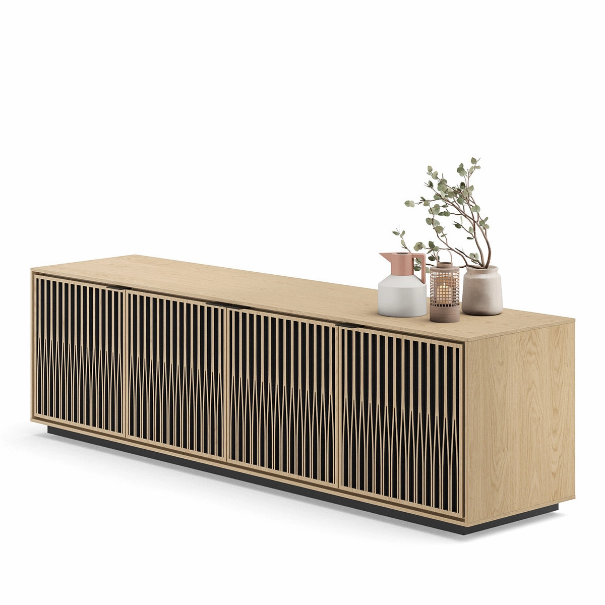 BDI Elements 8703 Tune Media Cabinet (Washed Oak)