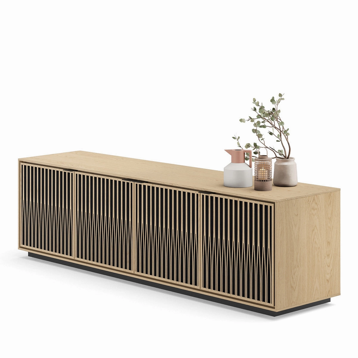 BDI Elements 8703 Tune Media Cabinet (Washed Oak)