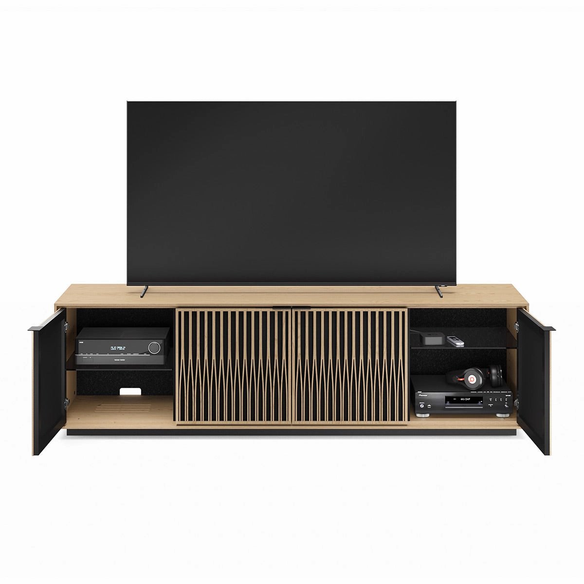 BDI Elements 8703 Tune Media Cabinet (Washed Oak)