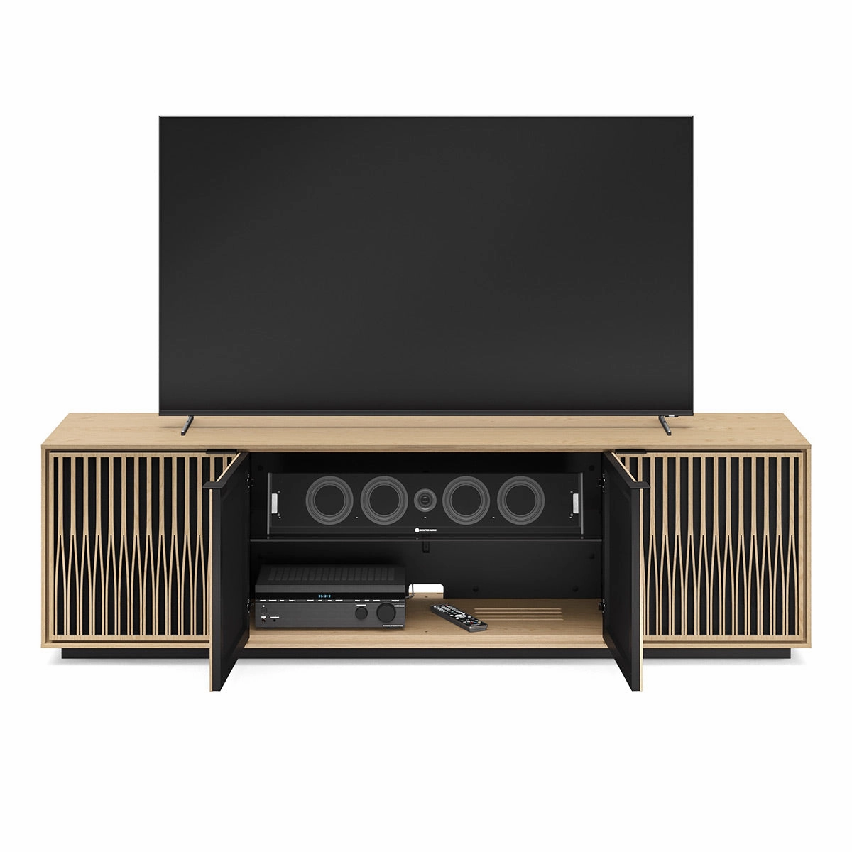 BDI Elements 8703 Tune Media Cabinet (Washed Oak)