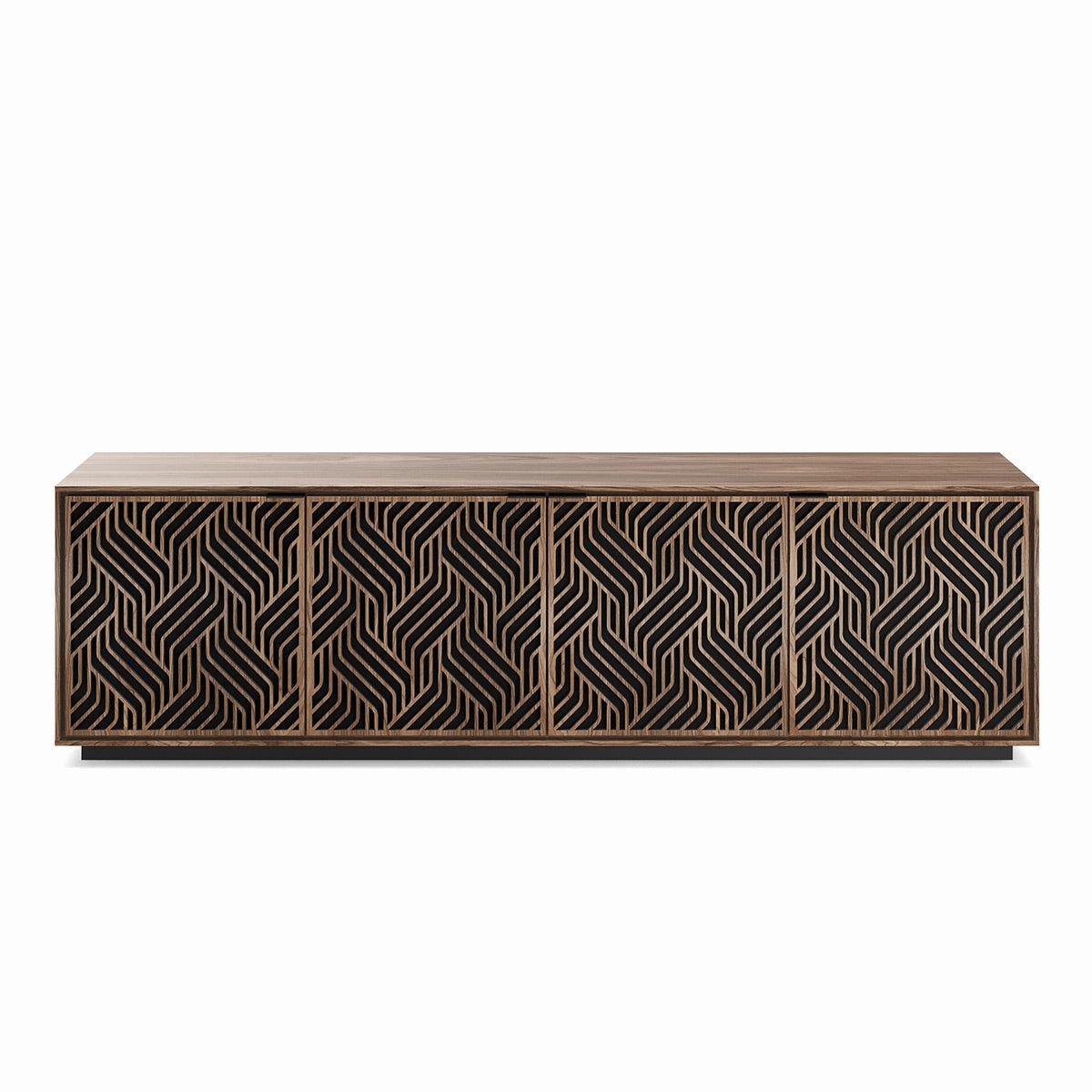 BDI Elements 8703 Weave Media Cabinet (Natural Walnut) hi-fi vibration control,hi-fi grounded cable,hi-fi stereo input selector