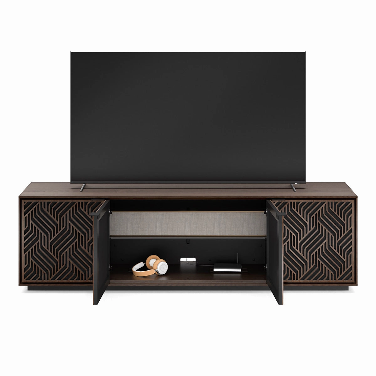 BDI Elements 8703 Weave Media Cabinet (Toasted Oak)