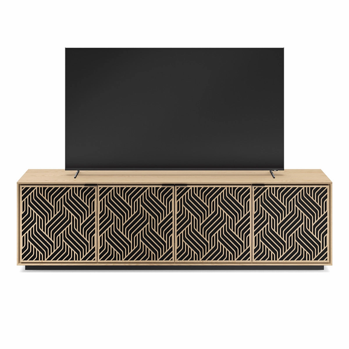 BDI Elements 8703 Weave Media Cabinet (Washed Oak)