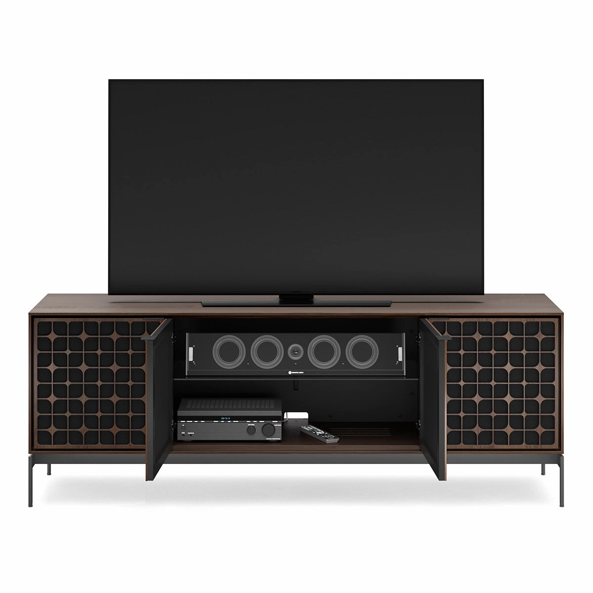 BDI Elements 8709 Constellation Media Cabinet with Console Base (Toasted Oak)