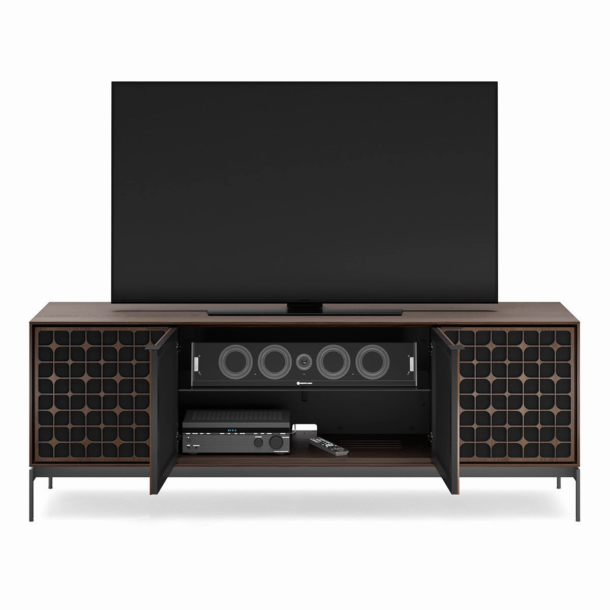 BDI Elements 8709 Constellation Media Cabinet with Console Base (Toasted Oak)