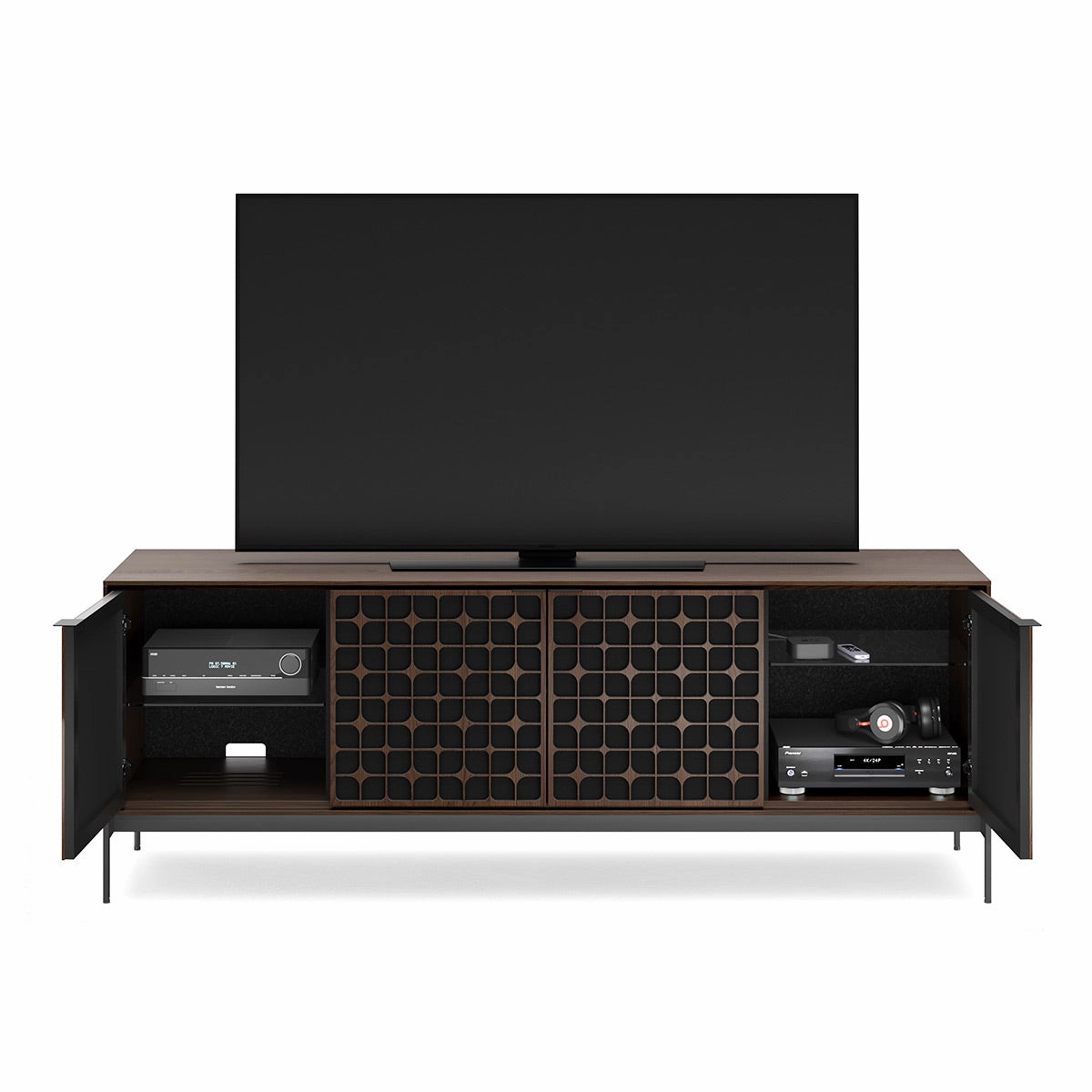 BDI Elements 8709 Constellation Media Cabinet with Console Base (Toasted Oak)